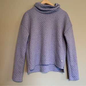 apana Lilac Cowl Neck Top Medium